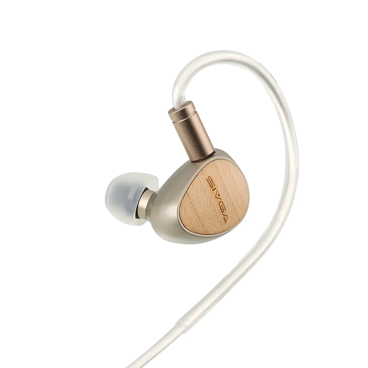 SIVGA Que earphones with stock cable and carrying case accessories